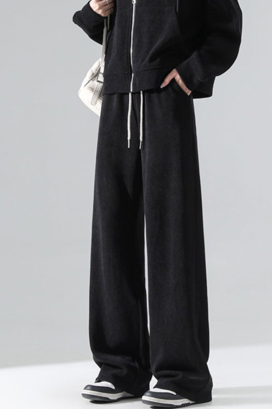 Fleece Lined Relaxed Knit Pants