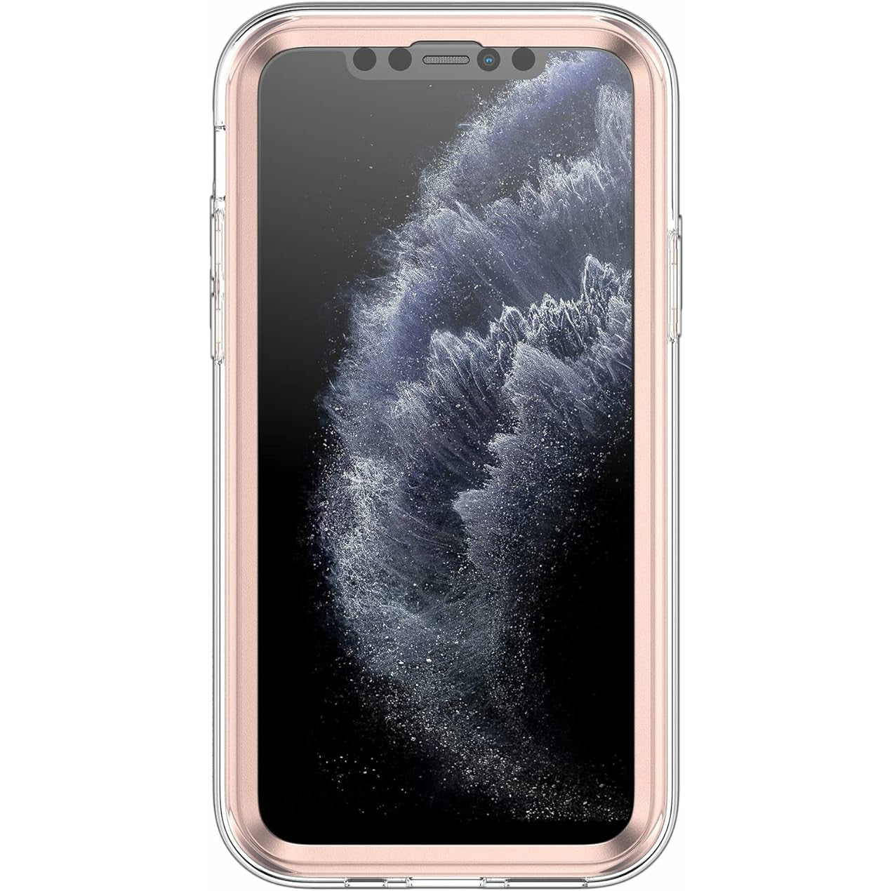 Full Body Stylish Bling Chrome Shockproof Protective Case With Built-In Screen Protector For Iphone 11 12 13 14