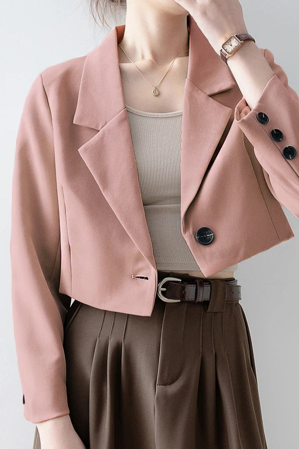 Short Length Relaxed Blazer