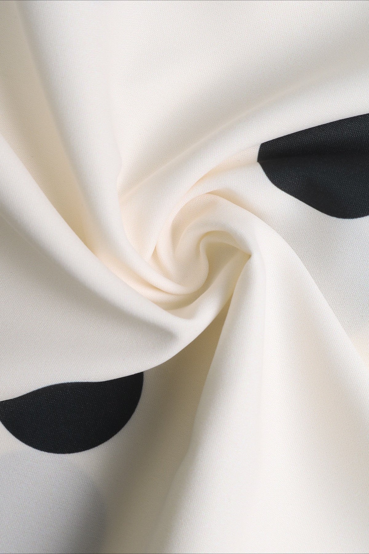 Polka Dot Elastic Waist Skirt - Fashionpara