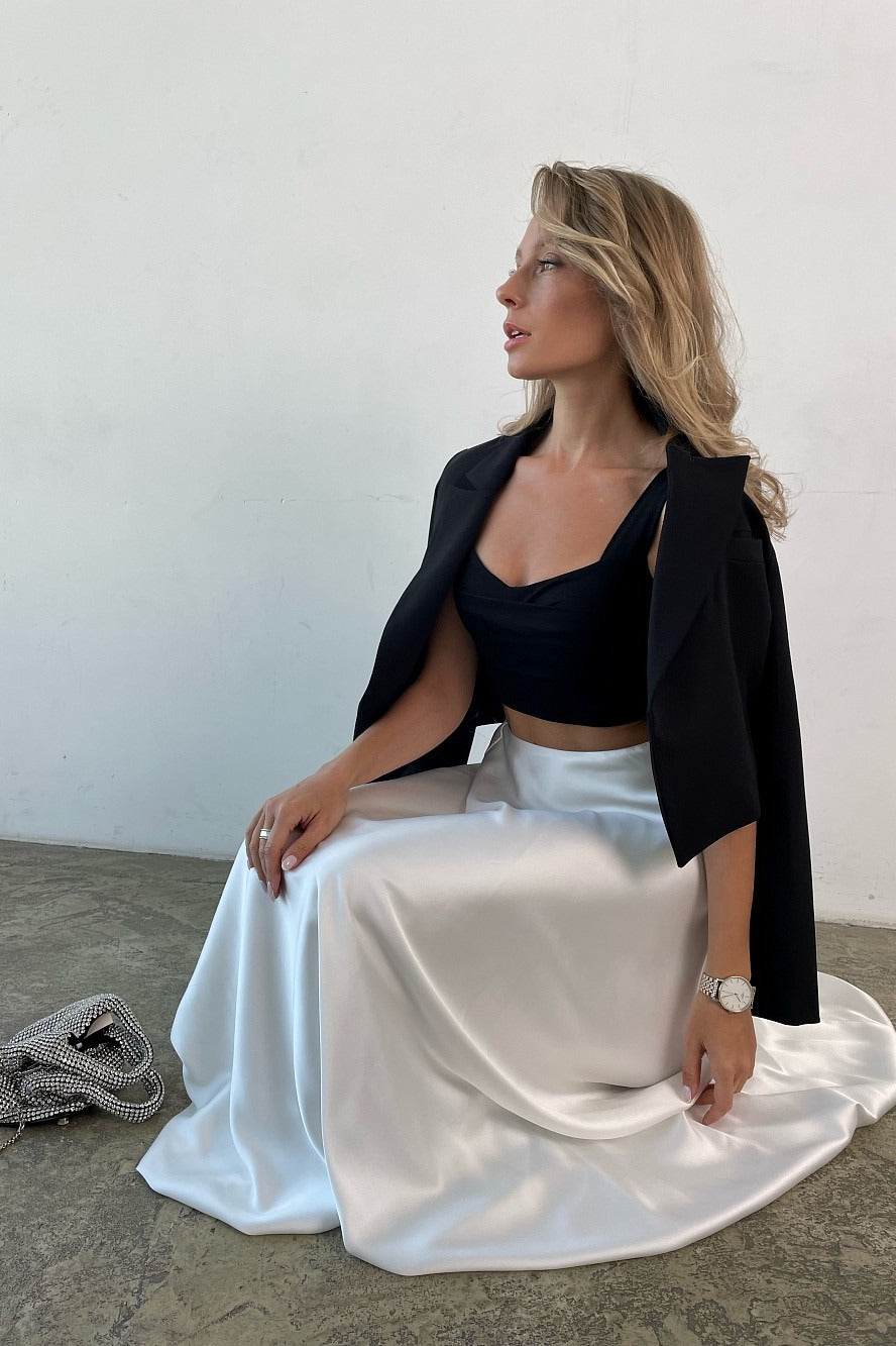 Puff Hem Cocktail Skirt