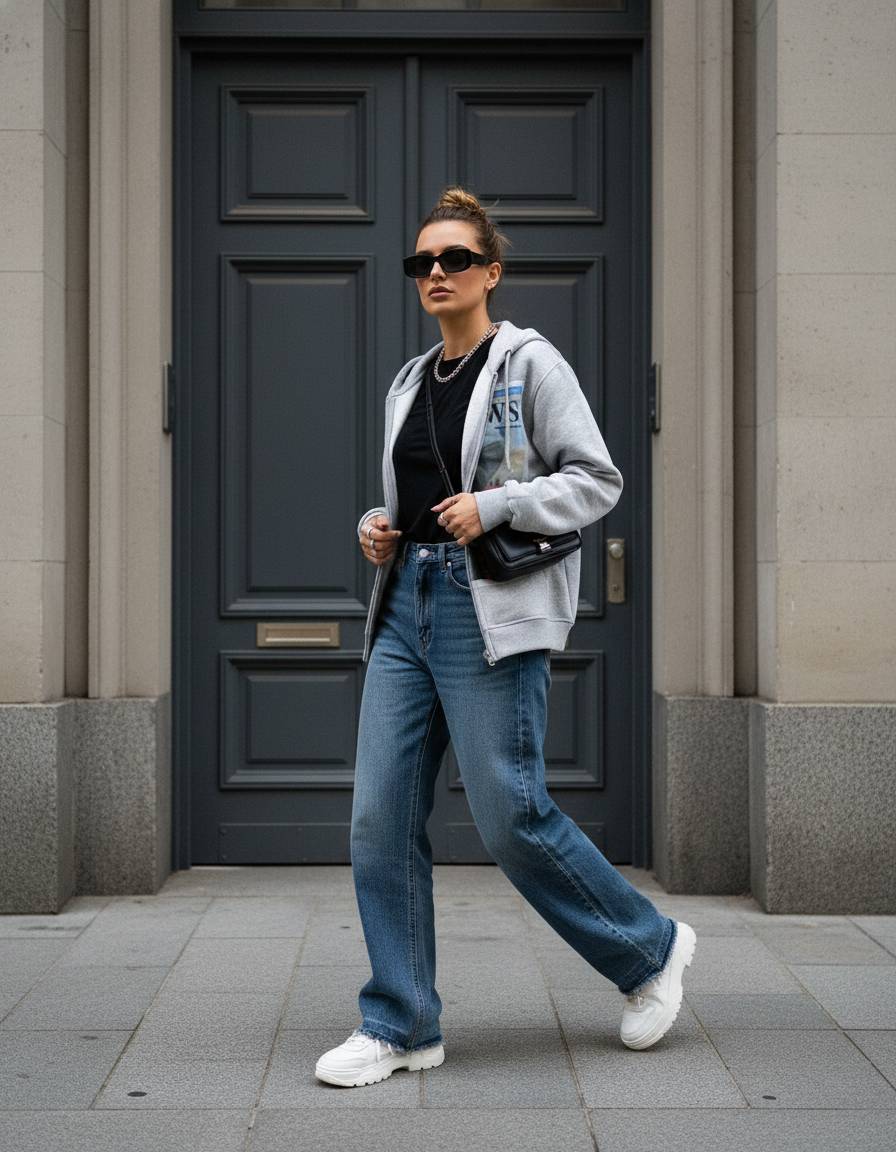 Dark Character Pictorial Zip Hoodie - Fashionpara