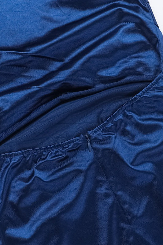 Sophisticated Fitted Party Dress - Fashionpara