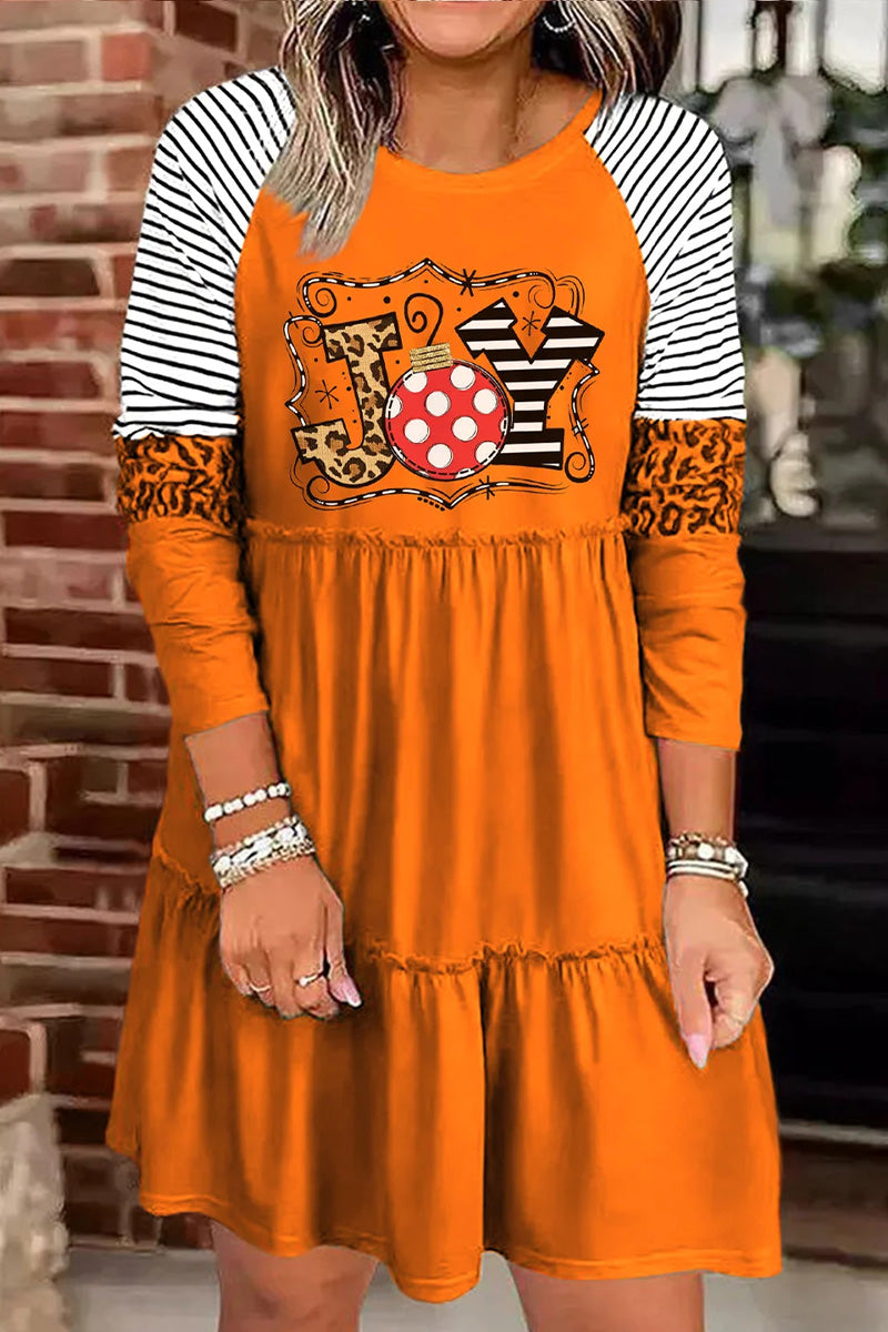 JOY Holiday Vibe Long Sleeve Dress  Fashionpara