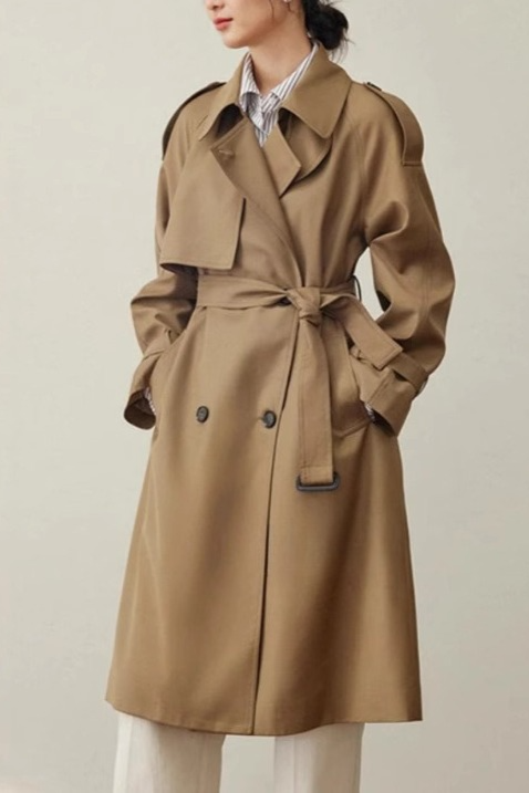 British Mid Length Trendy Elegant Overcoat - Fashionpara
