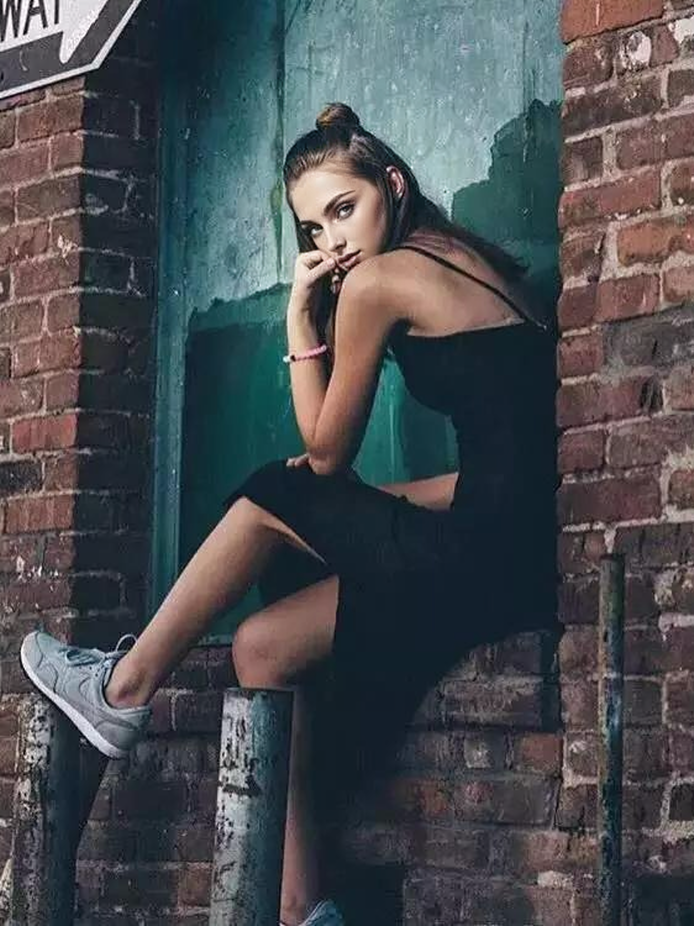 Spaghetti Strap Side-Slit Ruched Bodycon Mini Dress