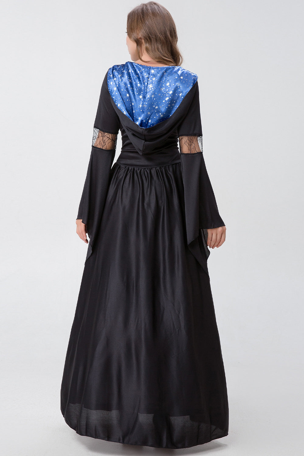 Halloween Dark Witch Stage Performance Maxi Dress