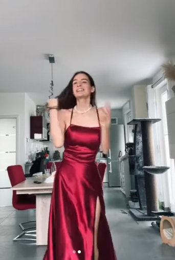 Simple A line Halter Long Party Dress Satin Burgundy Prom Dresses SD2417