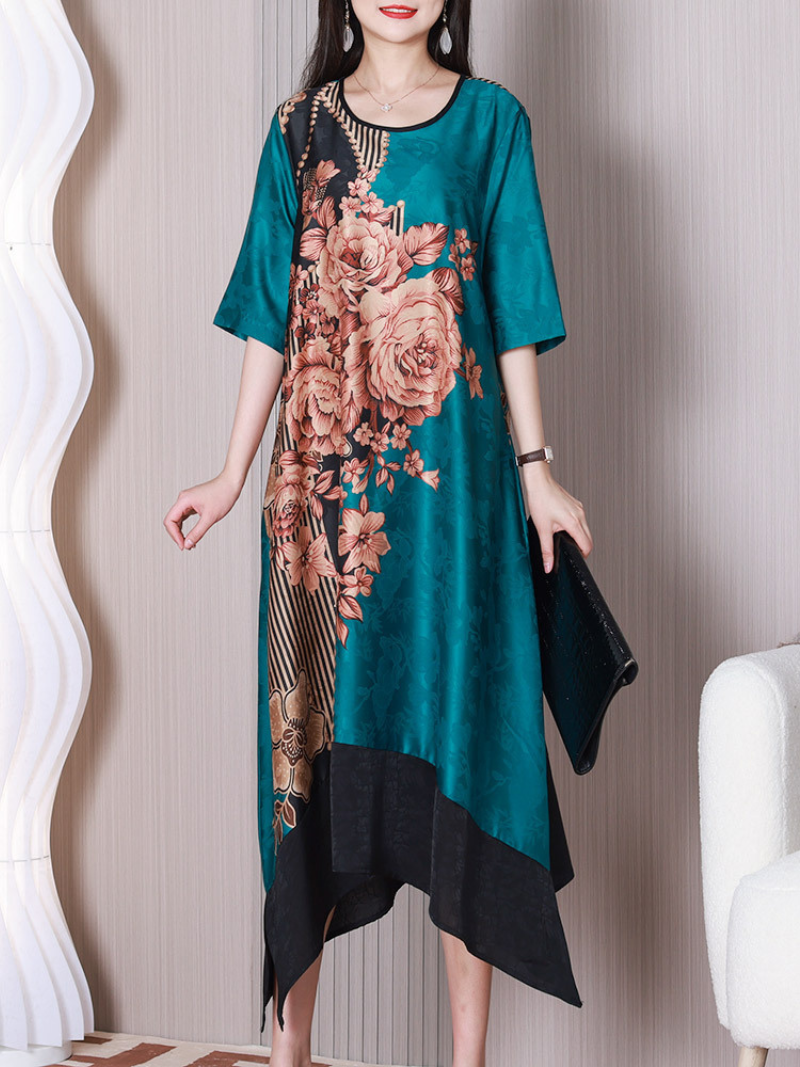 A Beautiful Soul Round Neck A-line Dress - Fashionpara