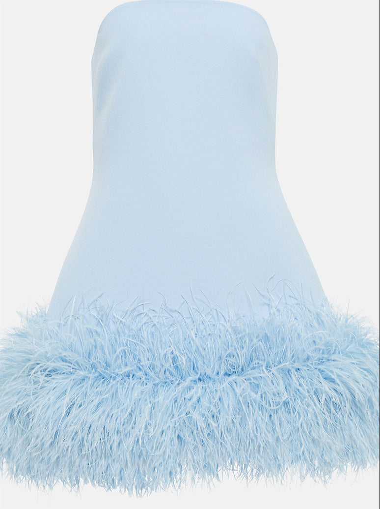 Seraya Mini Dress - Blue