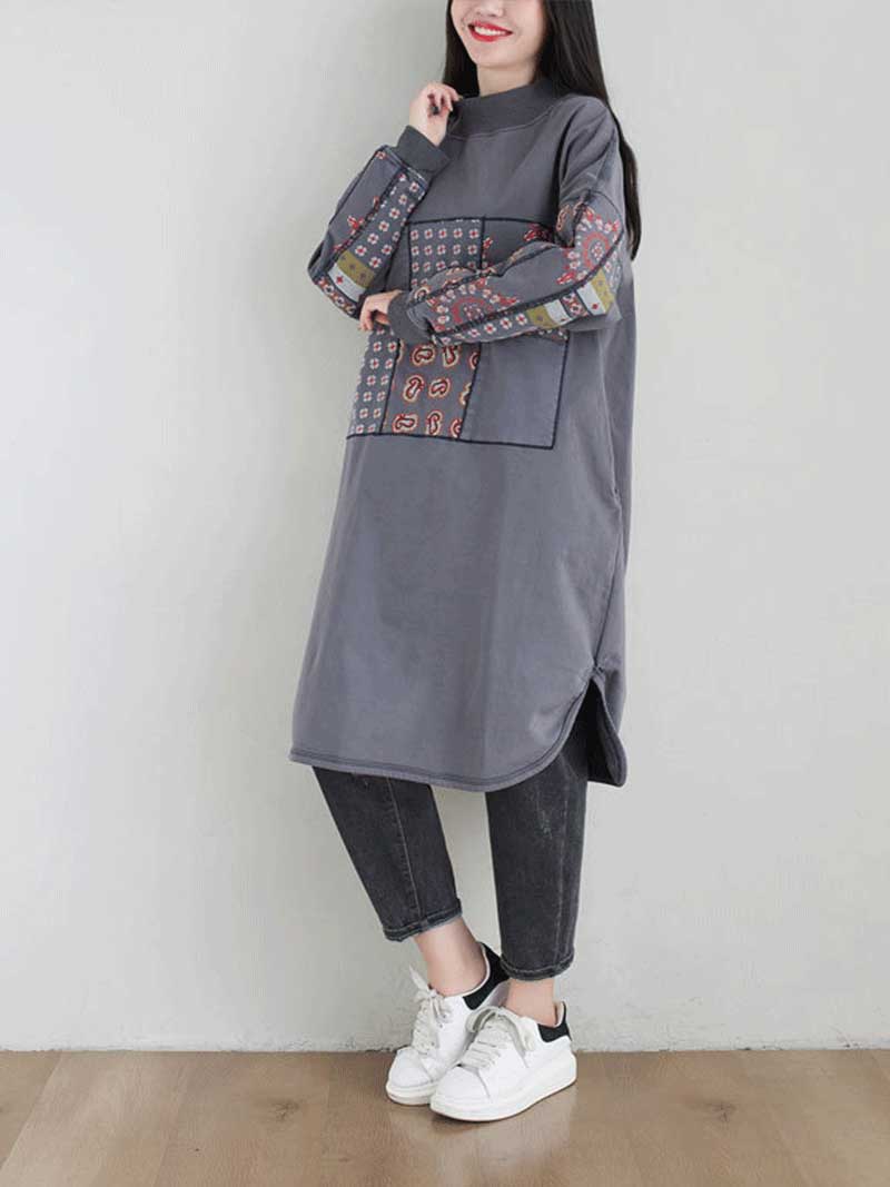 Remember Me Alway Turtleneck Pullover Sweater Midi Dress 12