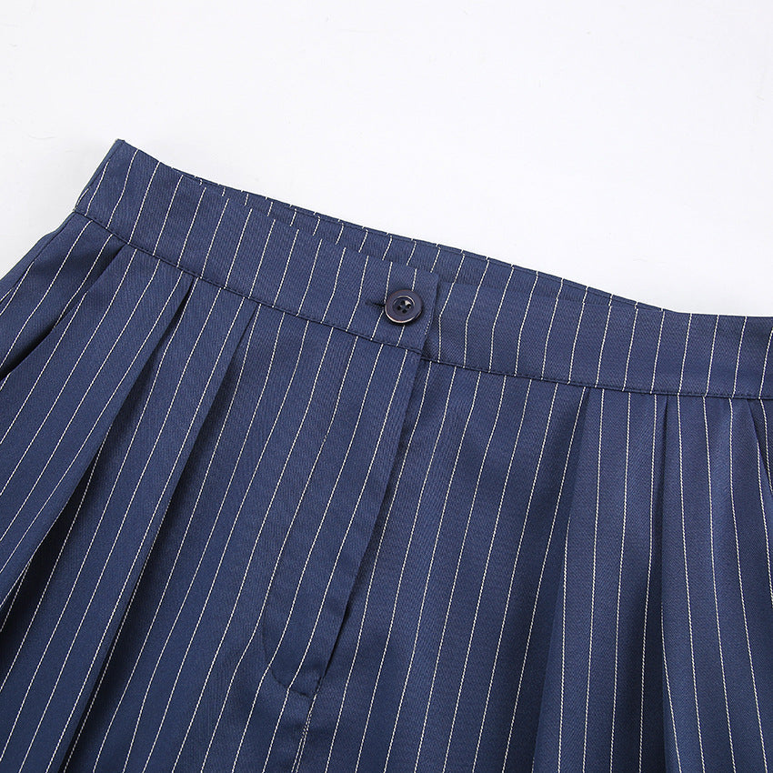 Stripe Life Pants - Blue