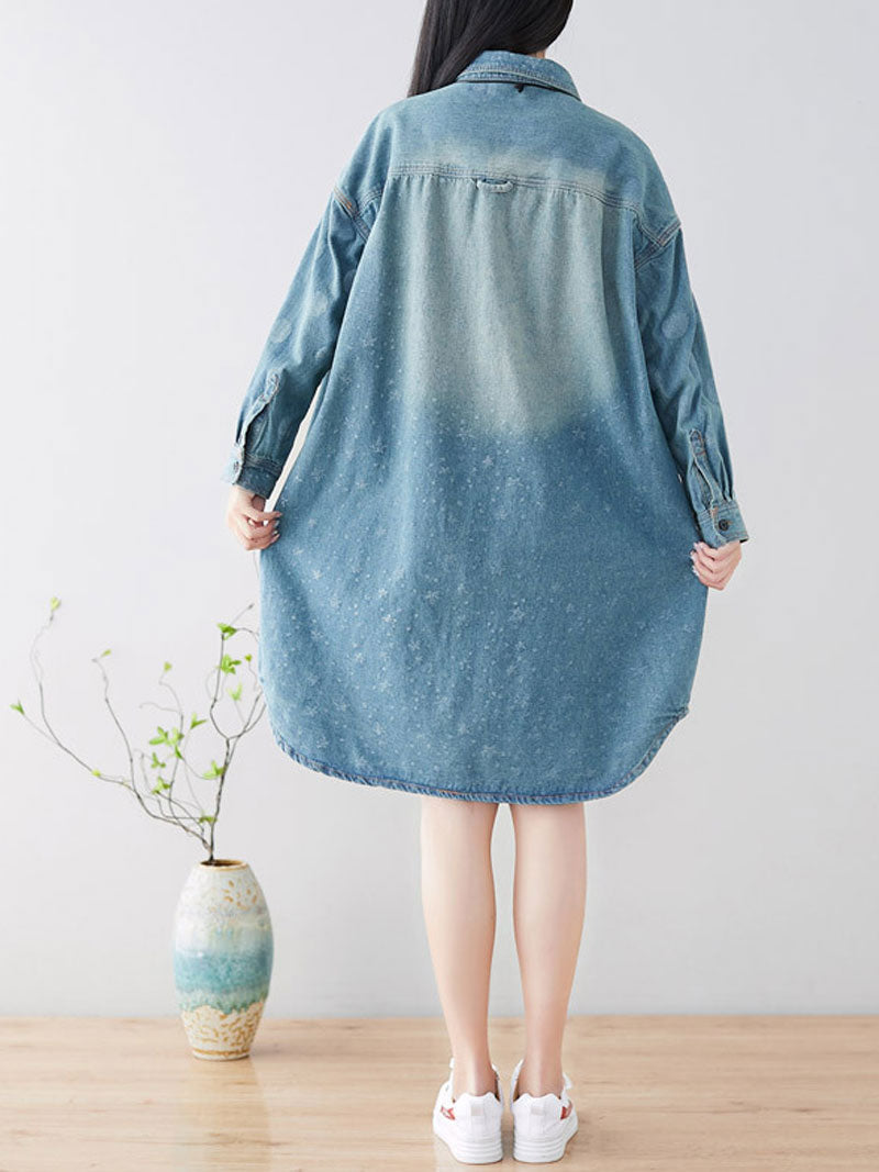 Diamonds In The Sky Shirt Dress - Fashionpara