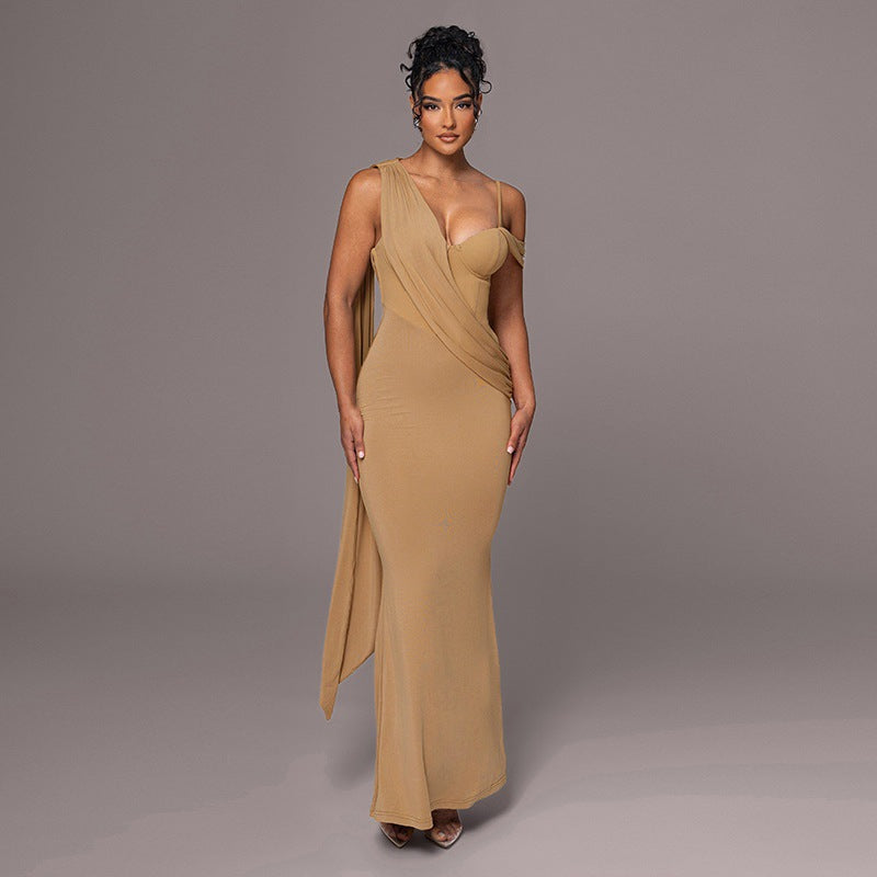 Elnora Maxi Dress - Khaki
