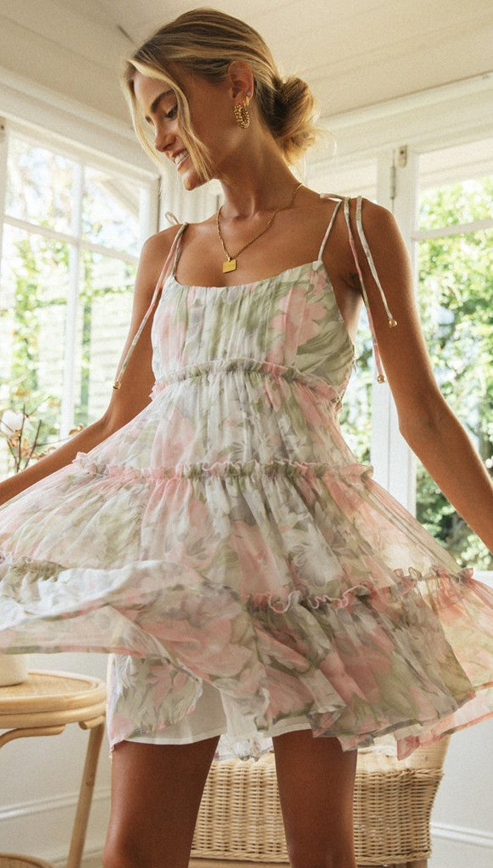 Zarita Mini Dress - Pink