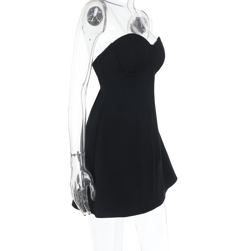 Strapless Sweetheart Fit-and-Flare Mini Dress 8