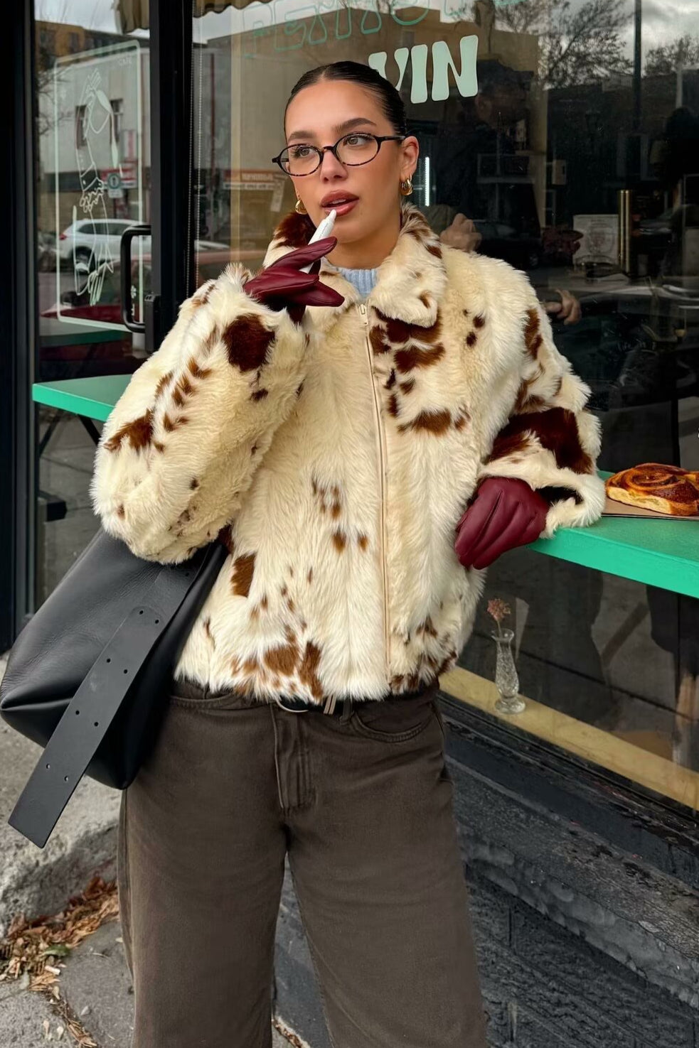 Leopard Faux Fur Coat