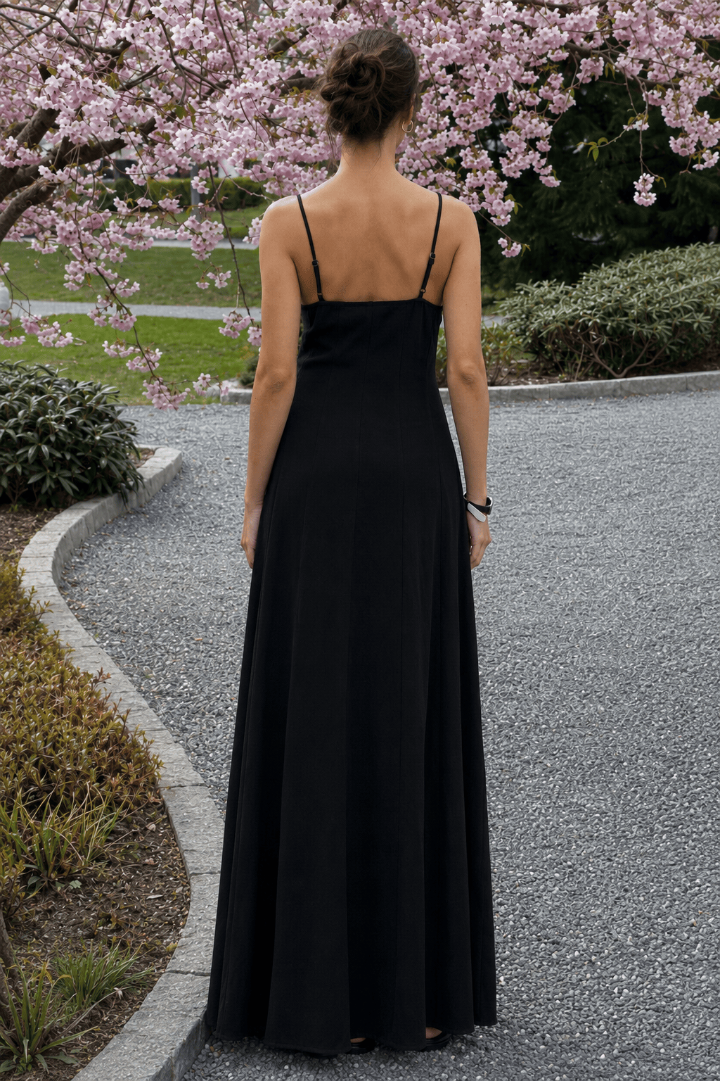 Linen Square Neck A-Line Maxi Dress 7