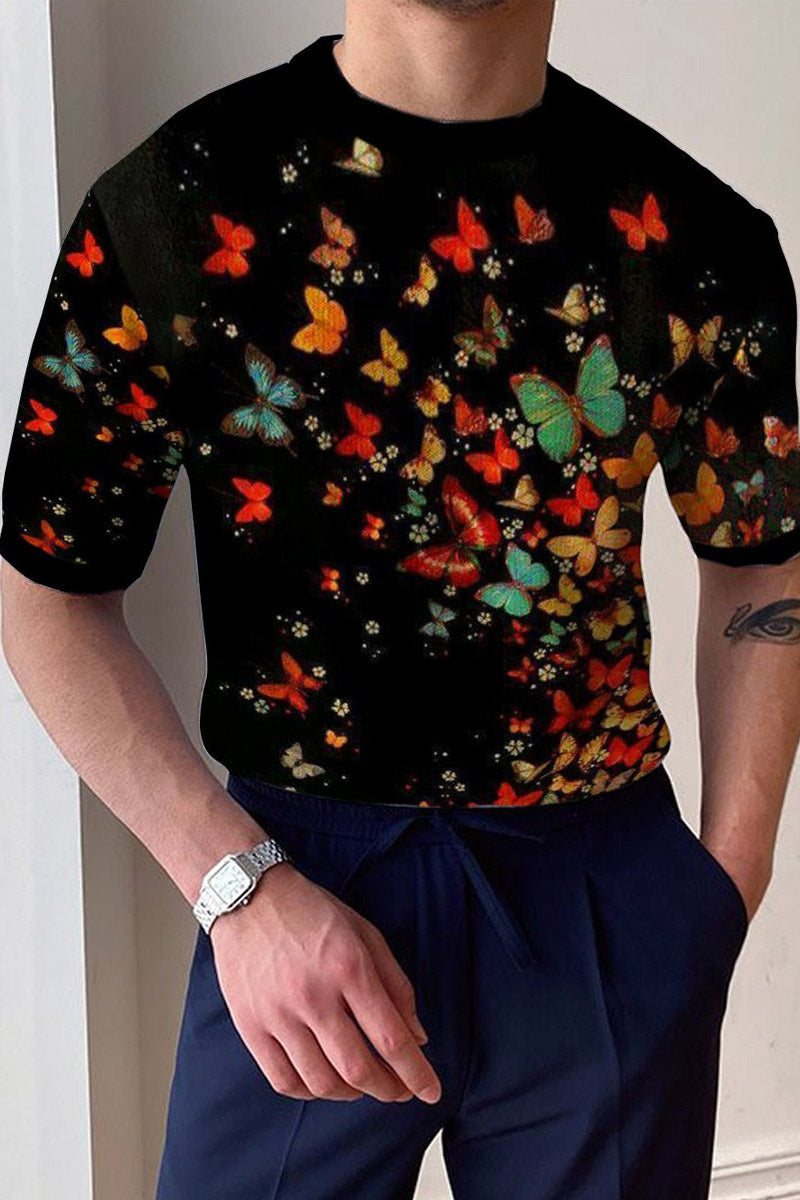 Men's Round Neck T-Shirt - Fashionpara