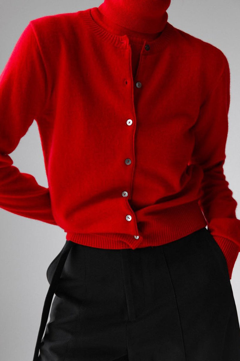 Sleeveless Turtleneck Fine Knit Sweater 8