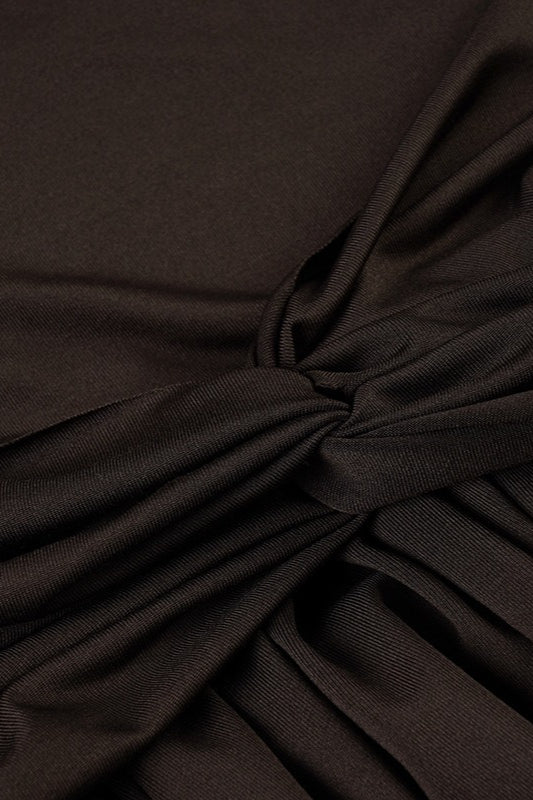Off Shoulder Long Sleeve Drop Waist Maxi Dress 4