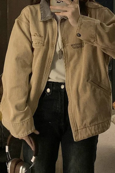 Loose Retro Denim Jacket