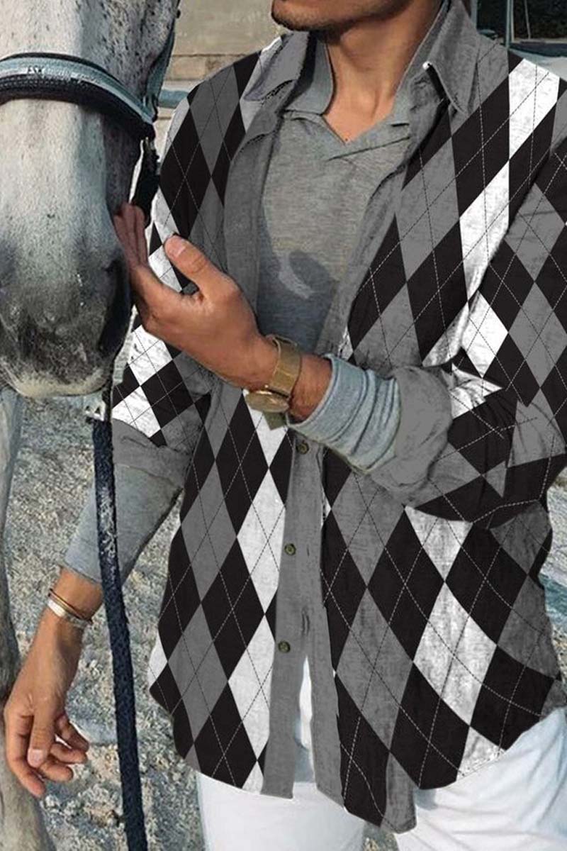 Men's Cotton&Linen Long-Sleeved Fashion Casual Shirt - Fashionpara