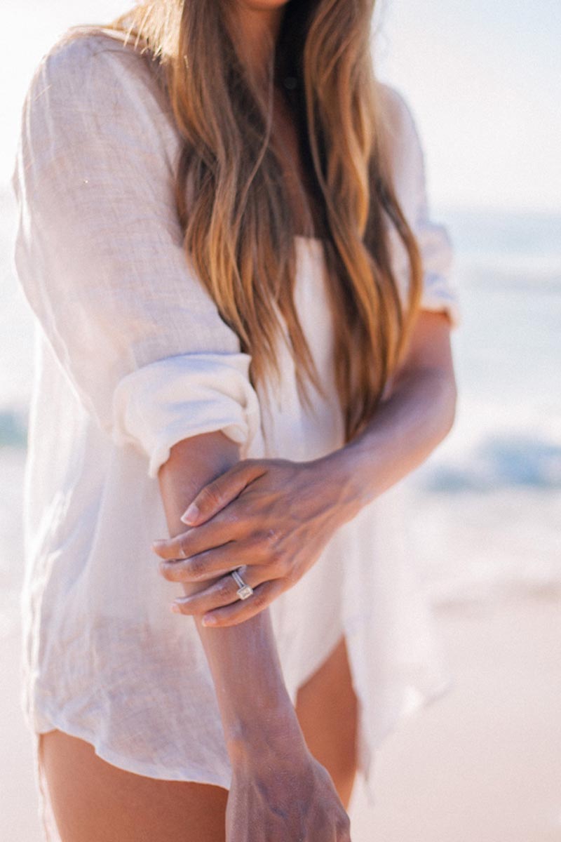 Oversized Long Sleeve Crinkled Tunic Cover Up Tunic - Fashionpara