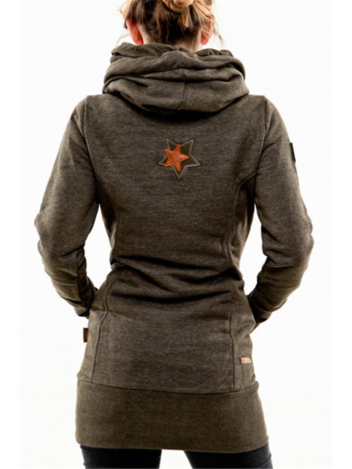 Hooded Drawstring Slim Fit Sweatshirt 5