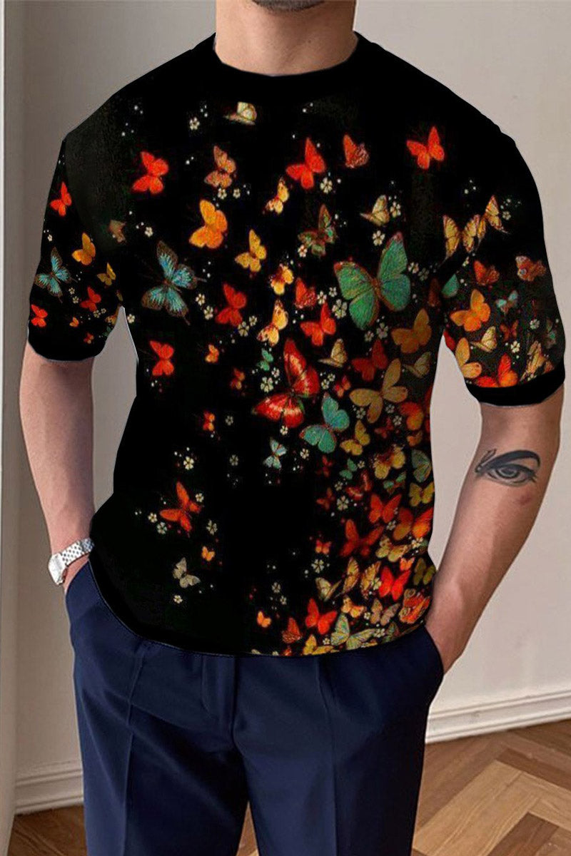 Men's Round Neck T-Shirt - Fashionpara