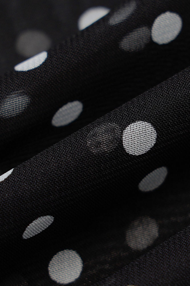 Polka Dot Sheer Mesh Sweetheart Bodycon Maxi Dress