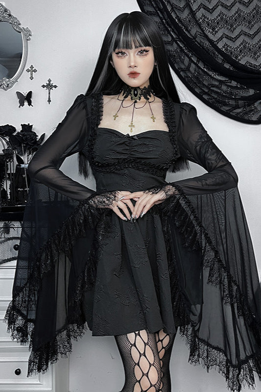 Short Flare Gothic Dress