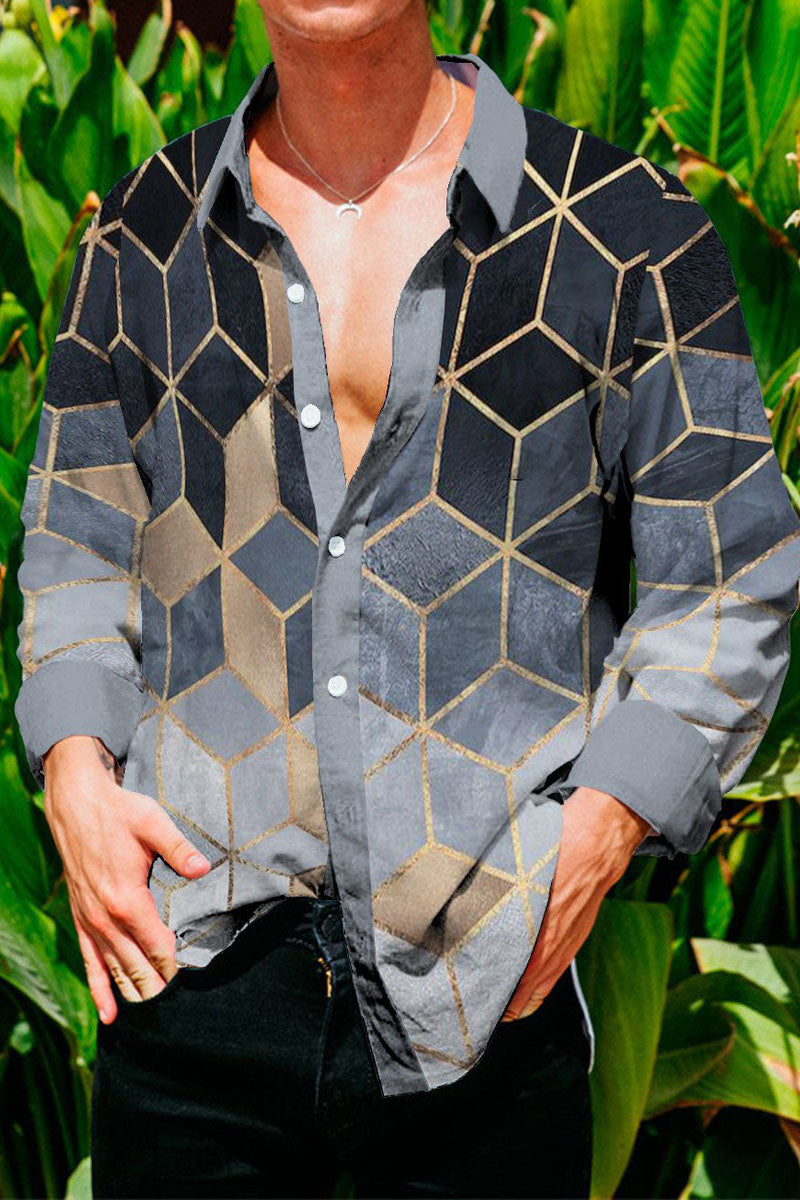 Men's Cotton&Linen Long-Sleeved Fashion Casual Shirt - Fashionpara