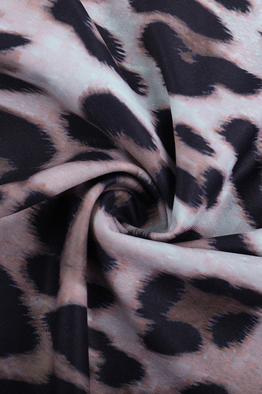 Leopard Bodycon Sleeveless Cami Mini Dress