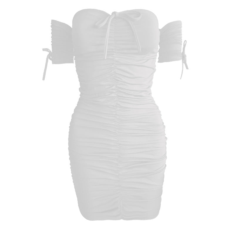 All My Heart Ruched Mini Dress - Fashionpara