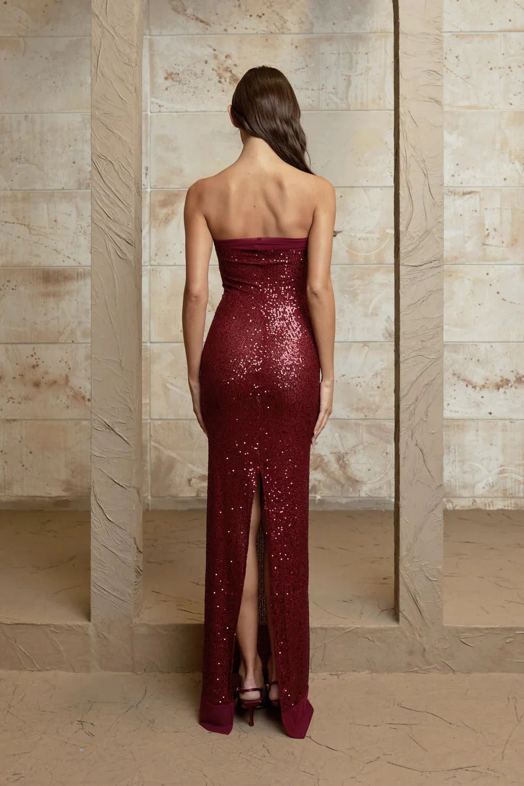 Sequin Fishtail Party Dress