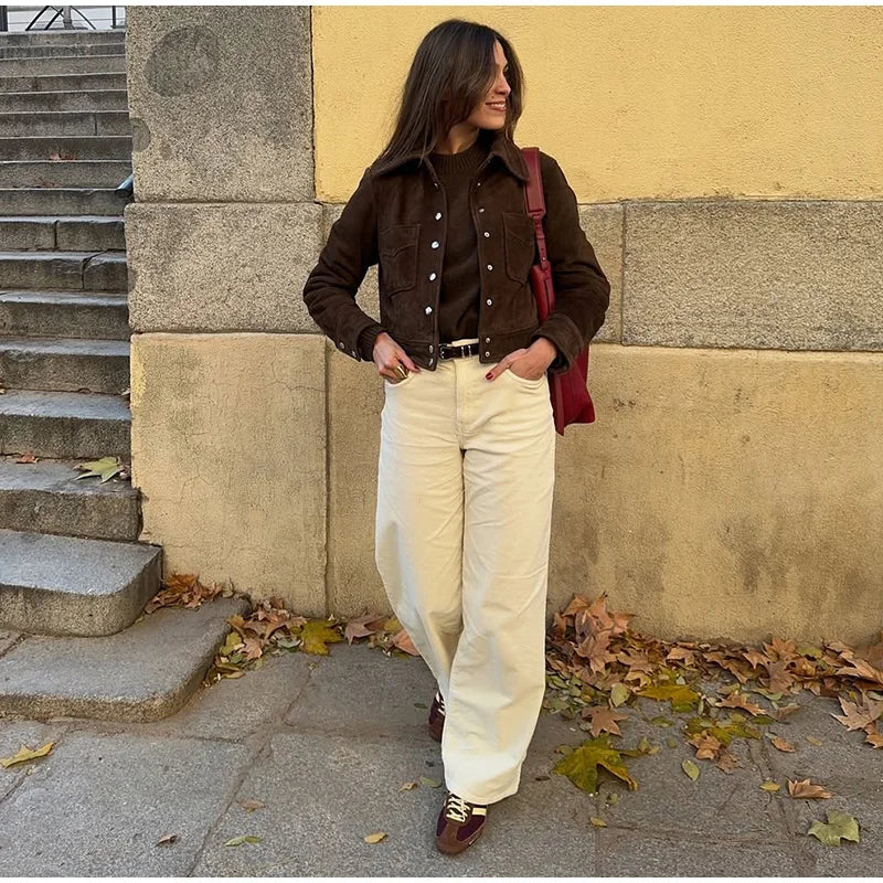 Retro Tassel Beaded Zipper Jacket - Fashionpara