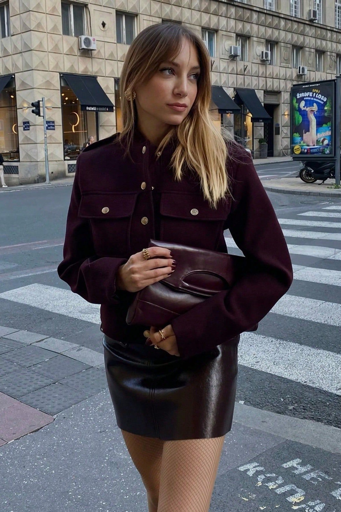 Cropped Retro Buttoned Jacket 5