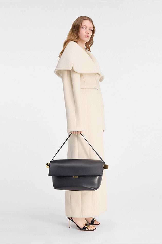 Elegant PrincessAce Wool Long Overcoat for Timeless Style