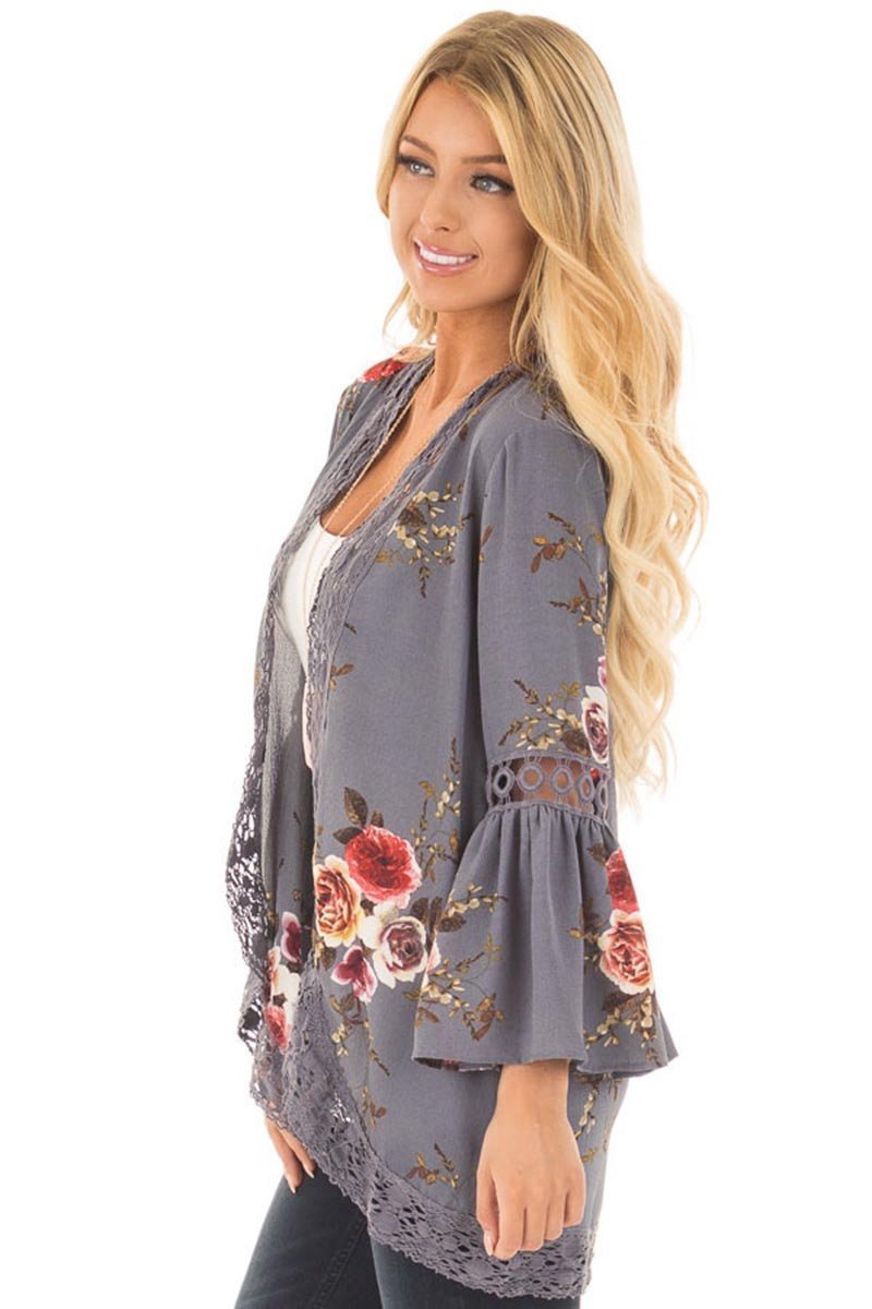 Florcoo Floral Lace Jacket