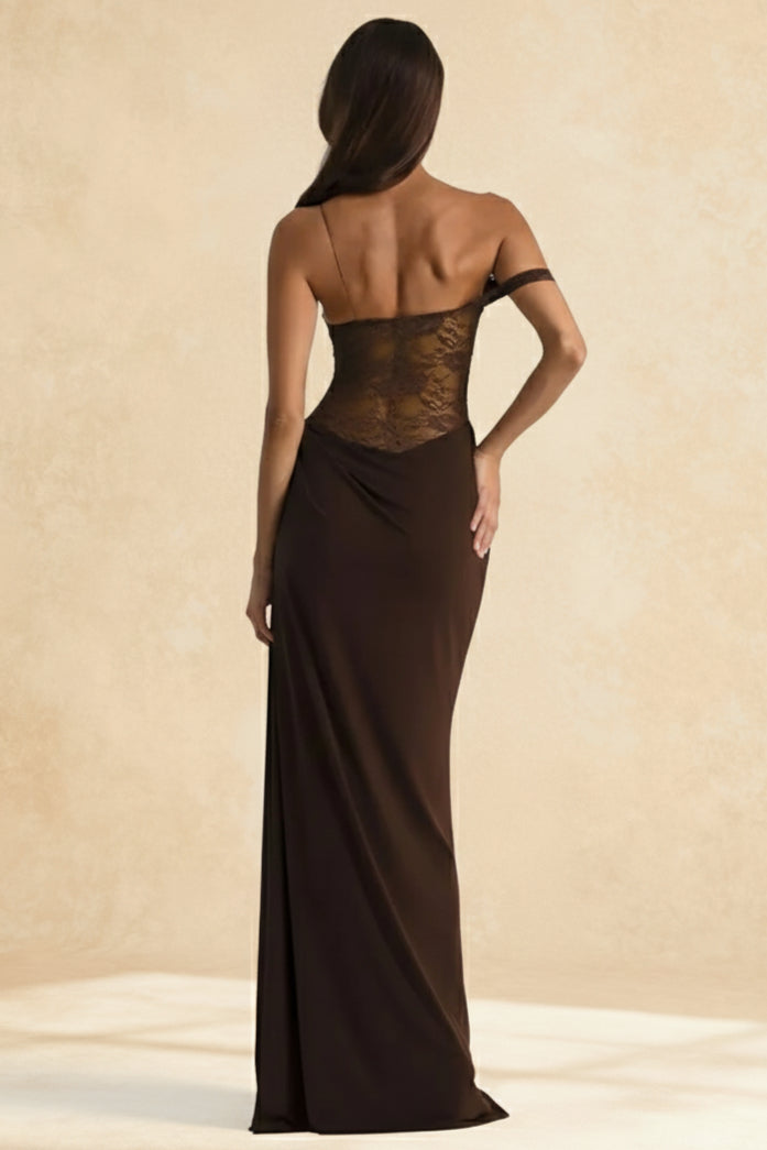 Lace Bodice Maxi Dress