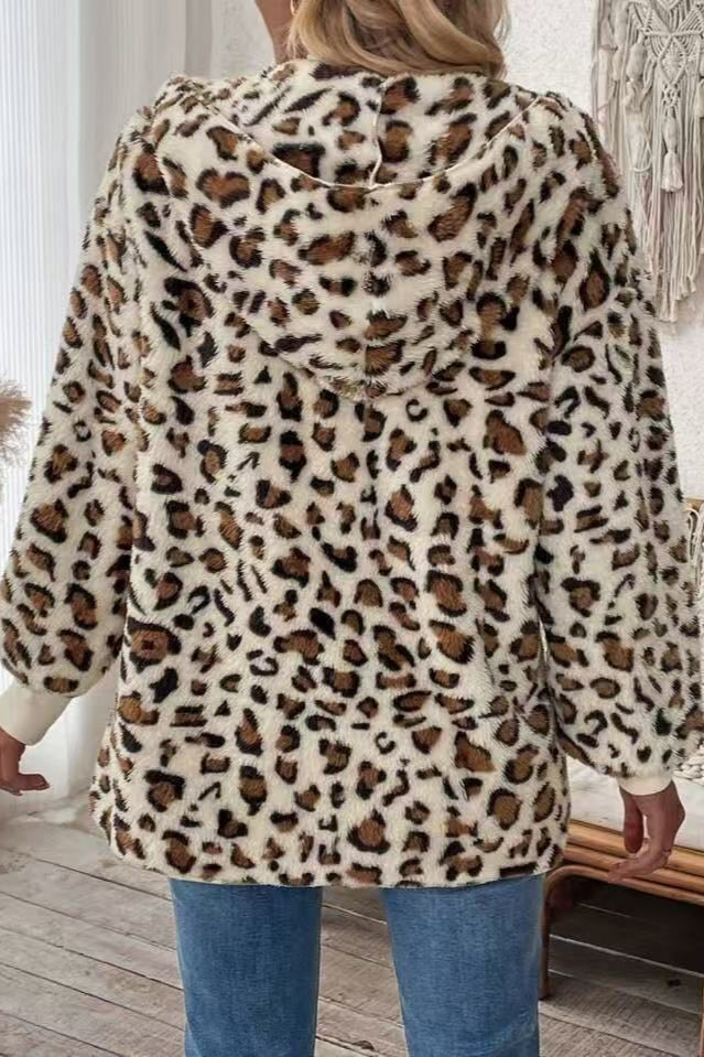 Reversible Printed Fleece Coat for Stylish Warmth and Comfort
