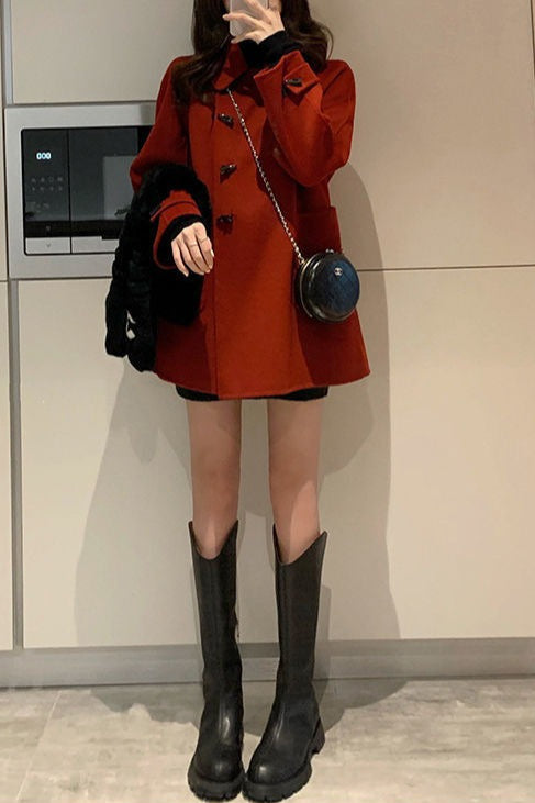 Toggle Coat Wool Blend Outerwear