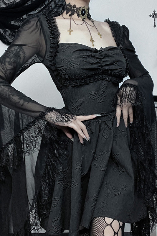 Short Flare Gothic Dress