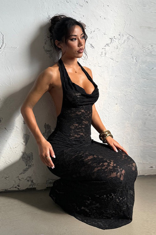 Chiffon One Shoulder Ruched Maxi Dress - View 2