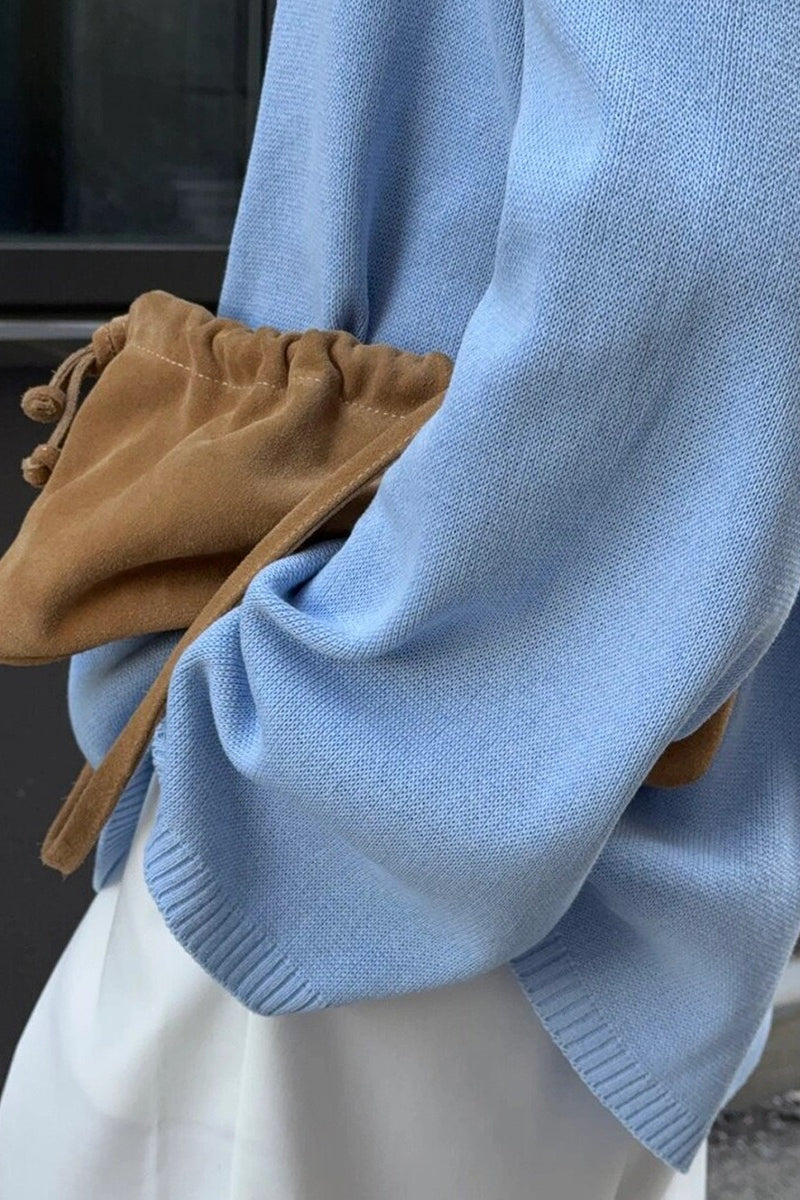 Loose Fit Backless Sweater