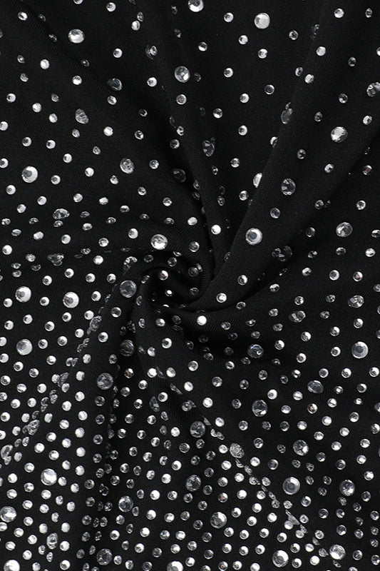 Cami Rhinestone Sleeve Bodycon Party Dress