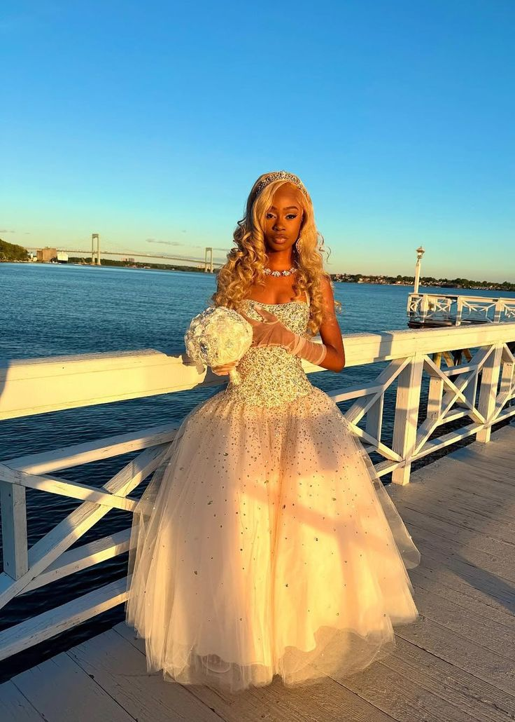 Ball Gown Tulle Princess Dress Long Prom Dress Evening Dress Birthday Dress - Fashionpara