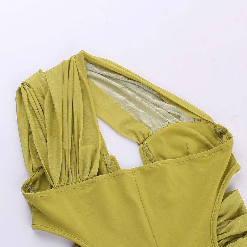 Davina Midi Dress - Green