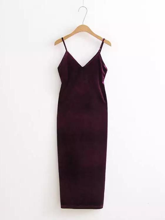 Spaghetti Strap Side-Slit Ruched Bodycon Mini Dress 8